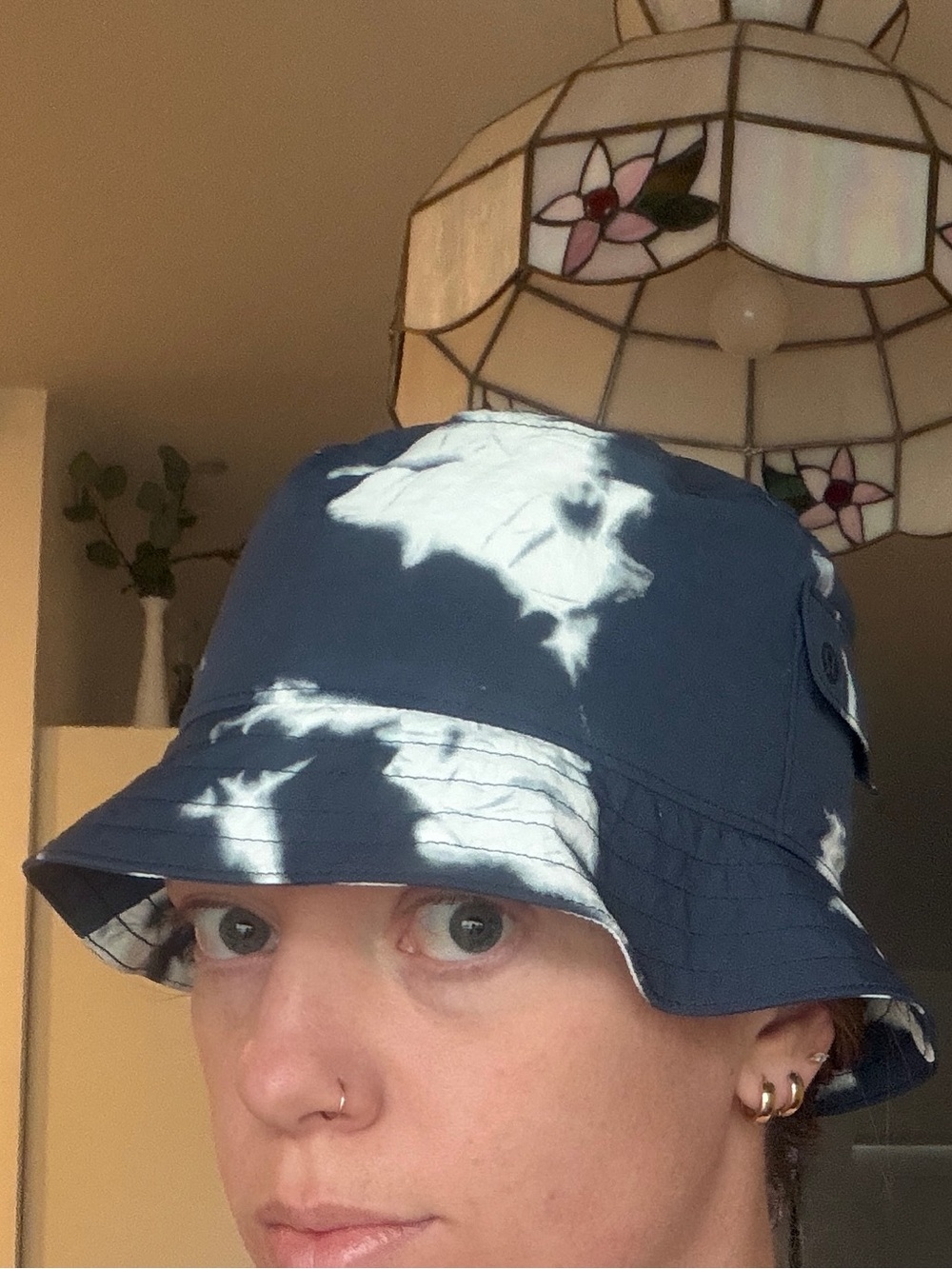 lululemon athletica navy & white bucket hat - logo tag visible - Picture 5 of 6